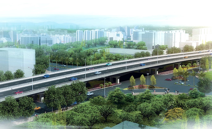 广西贵港城区至兴六高速贵港出入口一级连线和金港大道交通提升改造工程.JPG